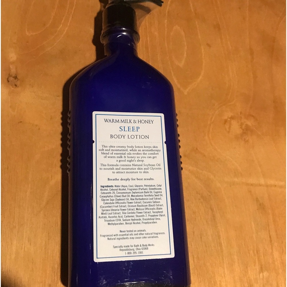 Sleep Bath Body Works Lotion Warm milk honey cinnamon clove aromatherapy BBW - Picture 3 of 6